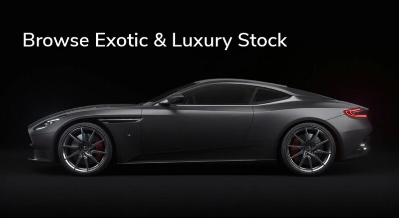 Browse Exotic and Luxury Stock on our listings page
